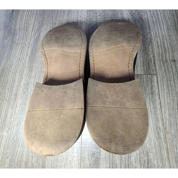 Hugo Vitellini mens Plain black dress shoes size 9 - Picture 6 of 7